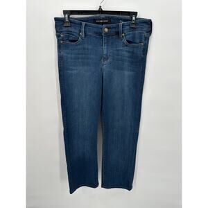 LIVERPOOL The Straight Denim Medium Wash Jean // 6